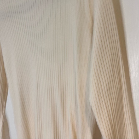 Great Northwest Clothing Company Ivory Ribbed Cardigan Size Large - Picture 4 of 6